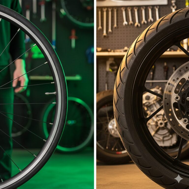 Koło rowerowe i motocyklowe